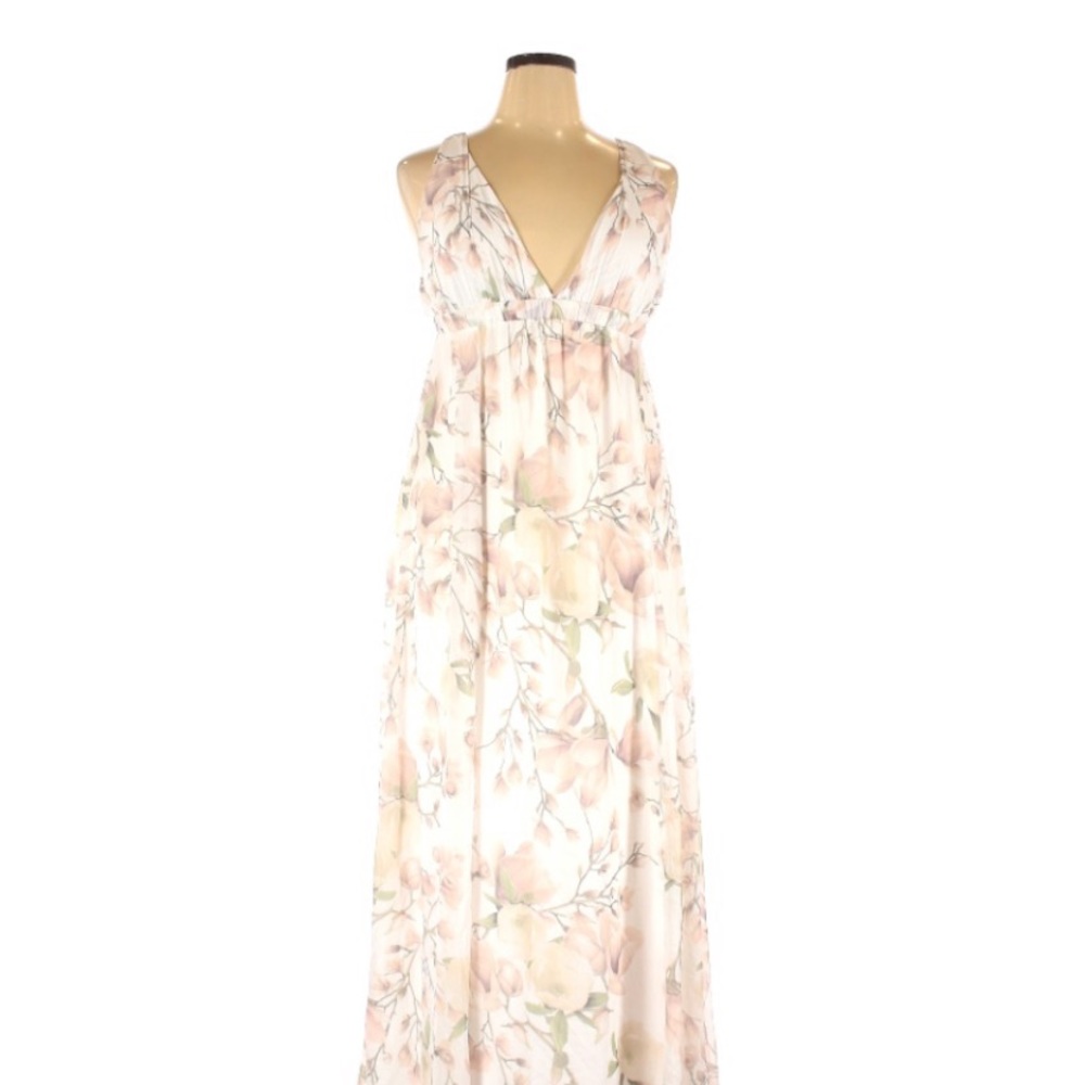SMYM Ava Maxi Dress (L) - Forever Vine floral